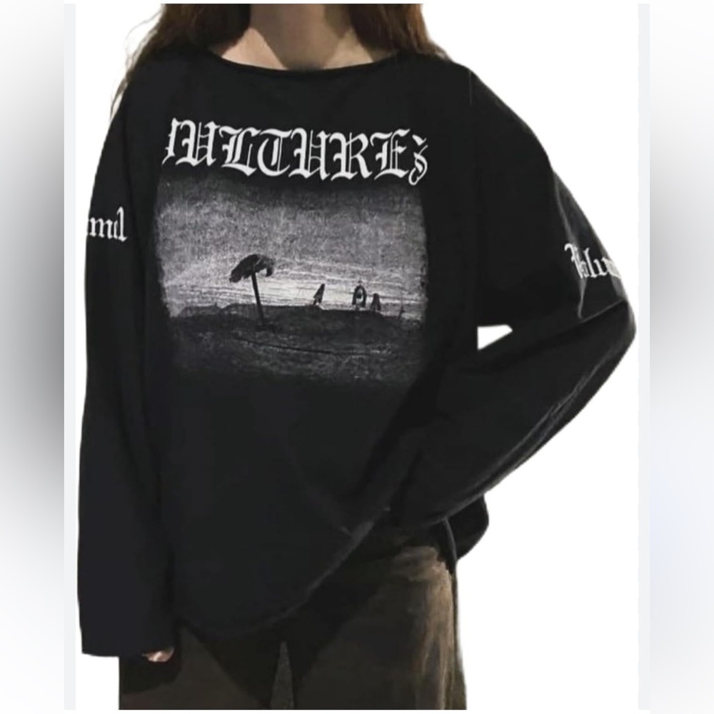 Kanye West YZY Yeezy Gosha Vultures Long Sleeve Shirt Tee Volume 1 Album Unisex